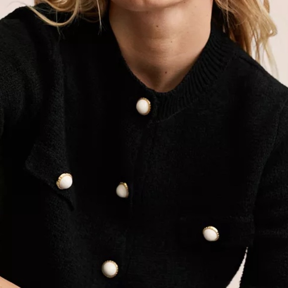 🆕 MANGO Women's Knitted Cardigan with Jewel . - Picture 5 of 10